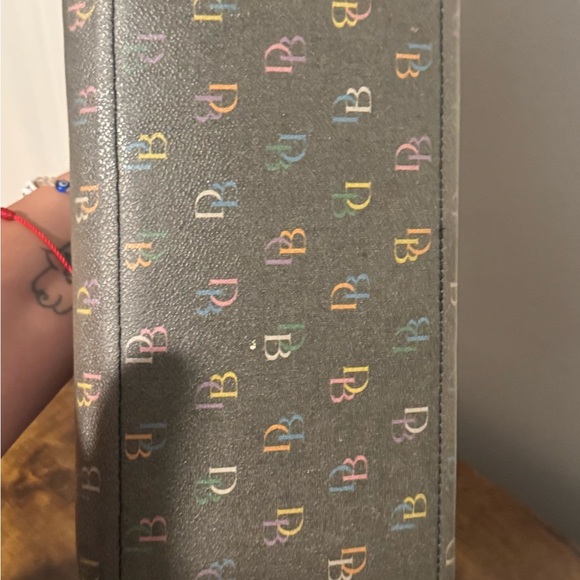 Dooney & Bourke Gray and Tan Satchel - Picture 5 of 7